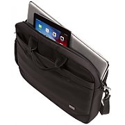 GEANTA CASE LOGIC, pt. notebook de max. 17.3 inch, 1 compartiment, buzunar frontal x 2, waterproof, poliester, negru, 