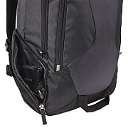 RUCSAC CASE LOGIC, pt. notebook de max. 14.1 inch, 1 compartiment, buzunar frontal x 2 | buzunar lateral x 2, waterproof, poliester, negru, 