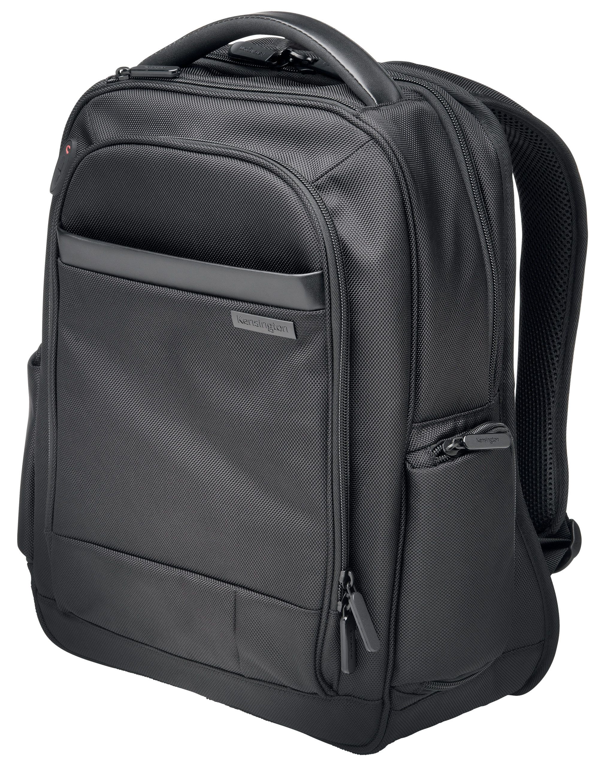 RUCSAC KENSINGTON, pt. notebook de max. 14 inch, 1 compartiment, buzunar frontal x 3 | buzunar lateral x 2, waterproof, poliester, negru,  K60383EU