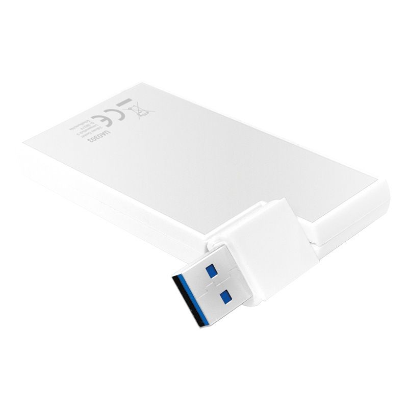 HUB extern LOGILINK, porturi USB: USB 3.0 x 4, conectare prin USB 3.2 Type C, cablu 0.1 m, argintiu, 