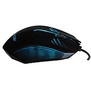 MOUSE  Spacer, PC sau NB, cu fir, USB, optic, 1000 dpi, butoane/scroll 3/1, iluminare, negru, 