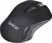 MOUSE  Spacer, PC sau NB, wireless, 2.4GHz, optic, 1000 dpi, butoane/scroll 3/1, , negru, 