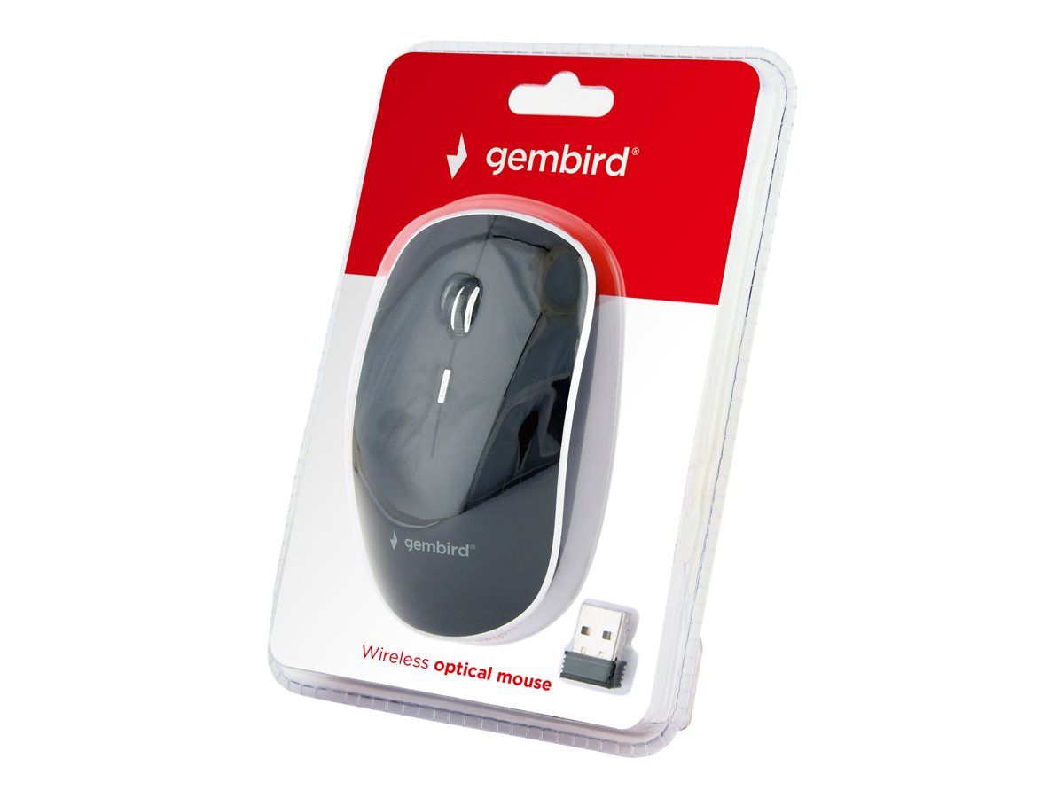 GEMBIRD MUSW-4B-01 Wireless optical mouse MUSW-4B-01 1600 DPI nano USB black_1