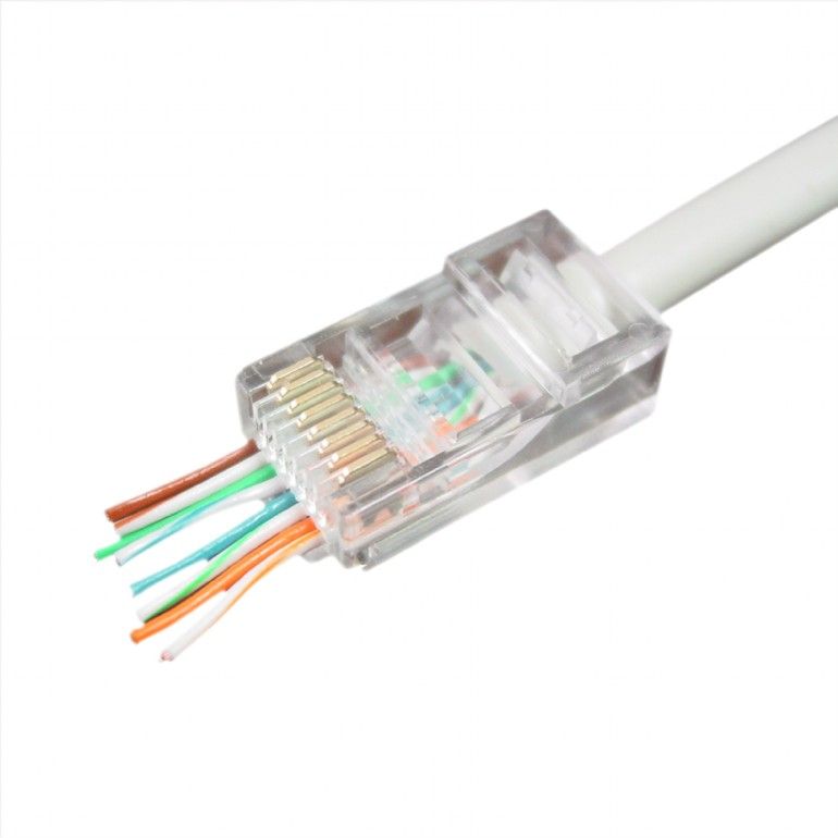 Cablexpert PLUG3UP6/100 wire connector 1 Transparent_3