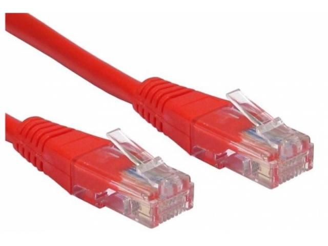 Spacer PATCH CORD UTP SPACER Cat5e, cupru-aluminiu, 3 m, rosu, AWG26,  SP-PT-CAT5-3M-R  / 45505699 (include TV 0.06 lei)