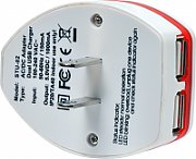 ADAPTOR universal SPACER, pt. calatorii, Schuko x 1, conectare Socket Universal (T), USB x 2,   10 A, alb,  SPAD-UNIV /45505994 (include TV 0.75 lei)