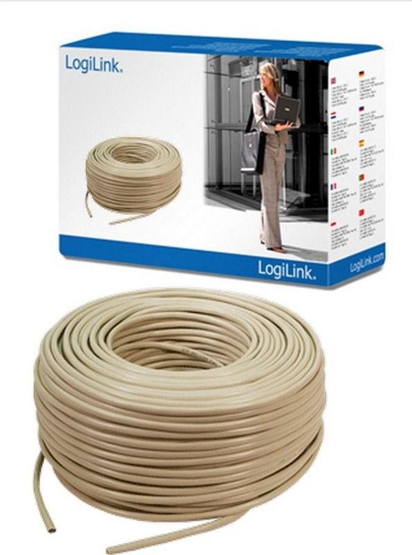 ROLA CABLU  UTP LOGILINK, Cat6, 305m,  Cupru-Aluminiu, Solid, AWG23, 