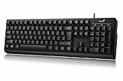 TASTATURA GENIUS USB, 104 taste, black, 