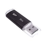 SILICONPOW SP032GBUF2U02V1K Silicon Power memory USB Ultima U02 32GB USB 2.0 Black_5