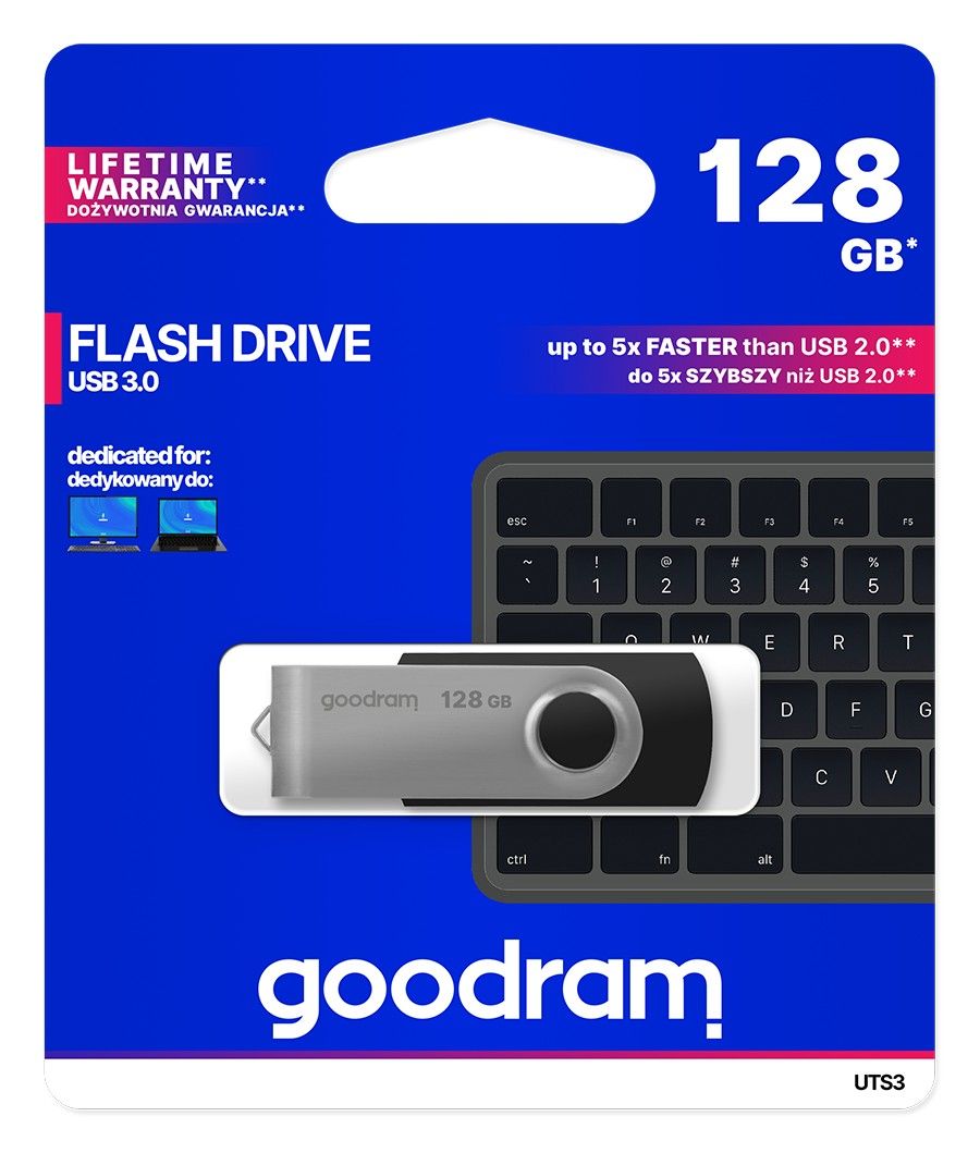 Goodram UTS3 USB flash drive 128 GB 3.2 Gen 1 (3.1 Gen 1) Black_5