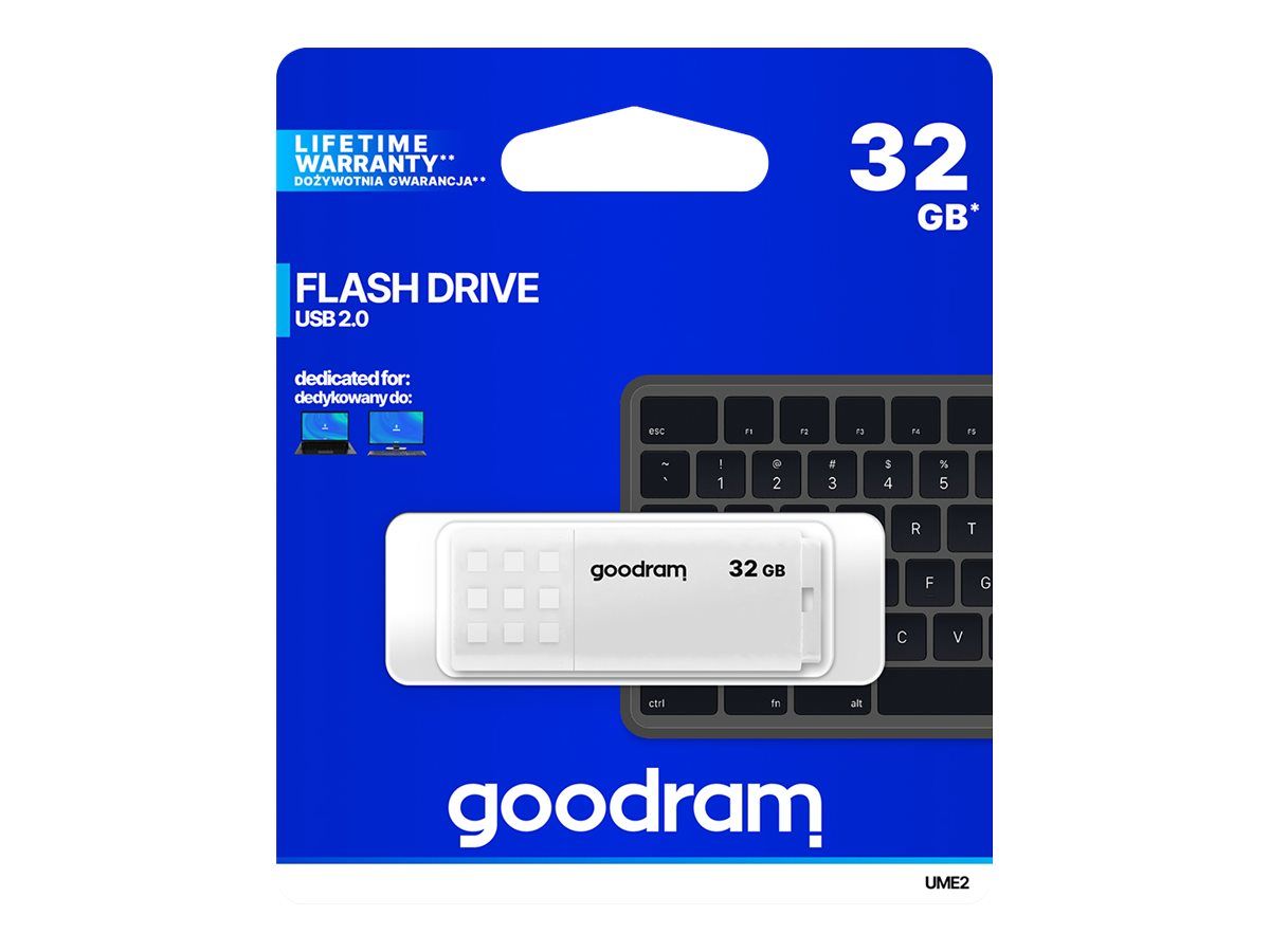 GOODRAM UME2-0320W0R11 GOODRAM memory USB UME2 32GB USB 2.0 White_1