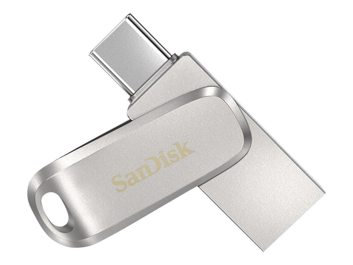 SanDisk Ultra Dual Drive Luxe USB flash drive 64 GB USB Type-A / USB Type-C 3.2 Gen 1 (3.1 Gen 1) Stainless steel_2