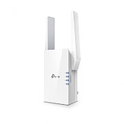 TP-link AX1500 Wi-Fi Range Extender, RE505X, 2* external antenna, IEEE 802.11a/n/ac/ax 5GHz, IEEE 802.11b/g/n 2.4GHz, 1* Gigabit Ethernet Port (RJ45), WPS Button, Reset Button, 2.4GHz 300Mbps, 5GHz 1200Mbps 64/128-bit WEP, WPA/WPA-PSK2._1