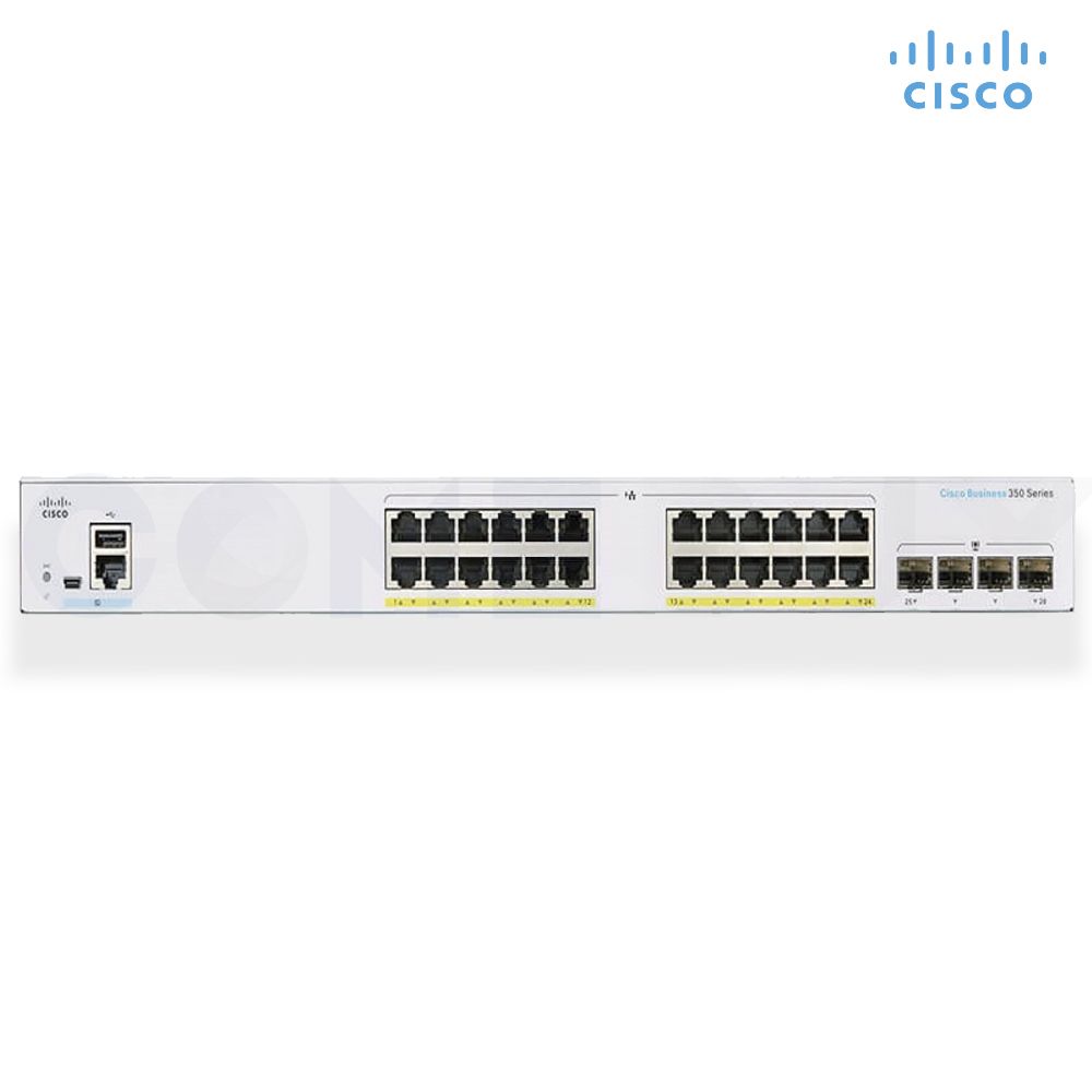 Cisco CBS350-24T-4G-EU network switch Managed L2/L3 Gigabit Ethernet (10/100/1000) Silver_2
