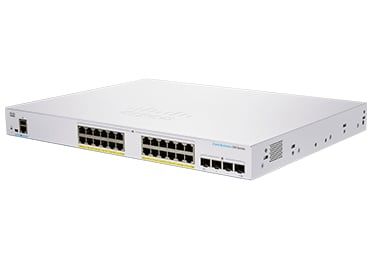 Cisco CBS350-24P-4G-EU network switch Managed L2/L3 Gigabit Ethernet (10/100/1000) Silver_1