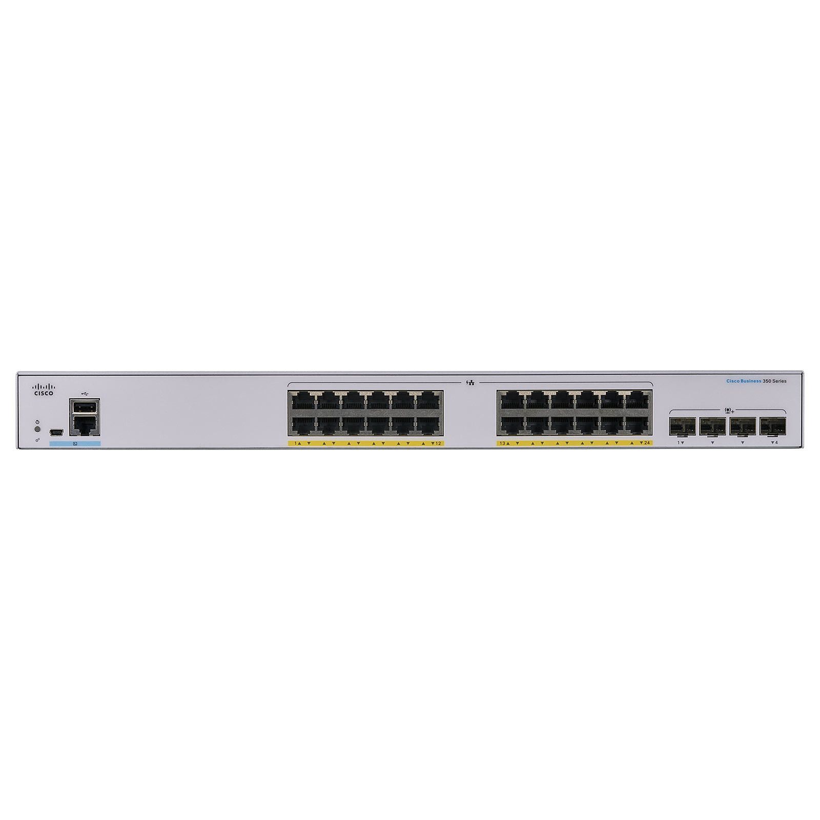Cisco CBS350-24P-4G-EU network switch Managed L2/L3 Gigabit Ethernet (10/100/1000) Silver_2