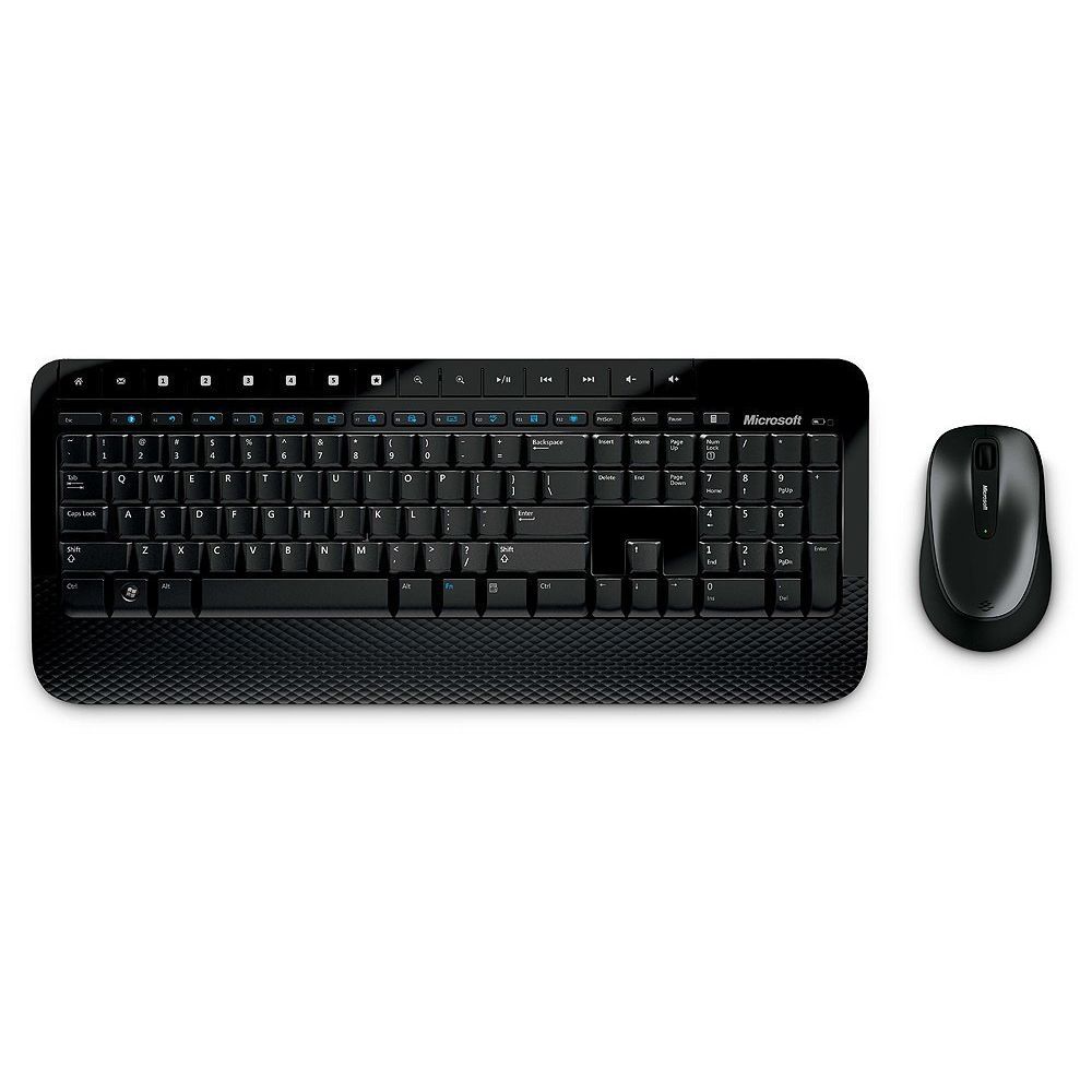 Microsoft Wireless Desktop 2000 keyboard RF Wireless QWERTY US International Black_2