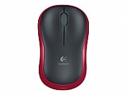Mouse Logitech M185, USB, Rosu