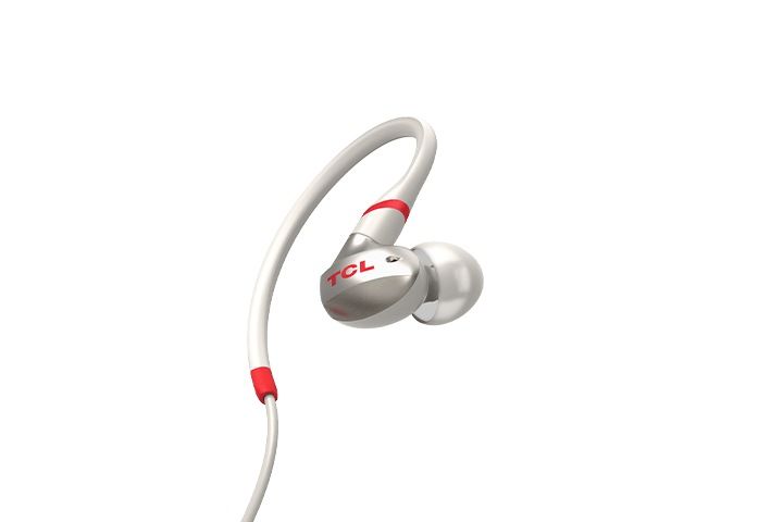 TCL In-ear Wired Sport Headset, IPX4, Frequency of response: 10-22K, Sensitivity: 100 dB, Driver Size: 8.6mm, Impedence: 16 Ohm, Acoustic system: closed, Max power input: 20mW, Connectivity type: 3.5mm jack, Color Crimson White_3