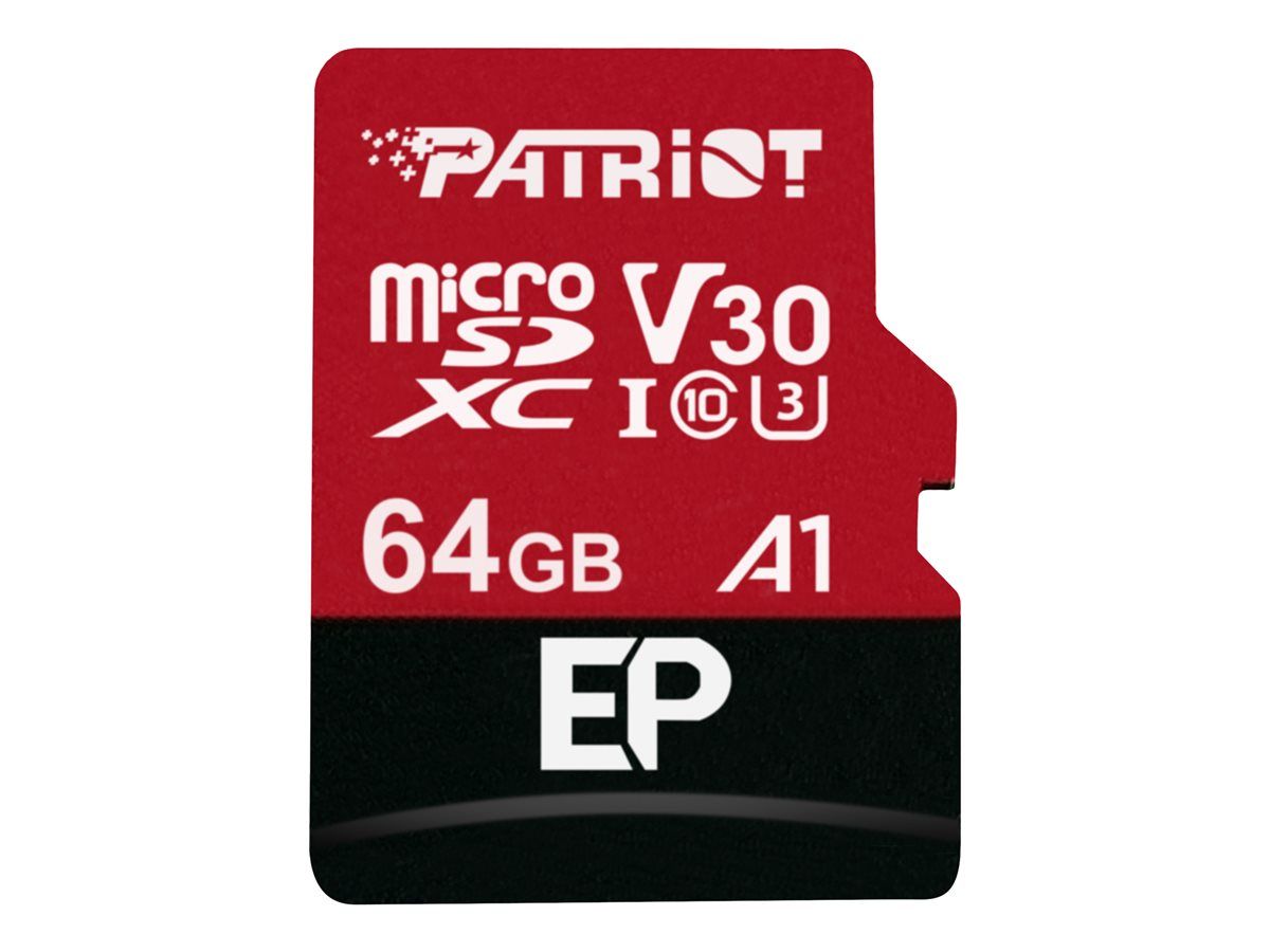 PATRIOT PEF64GEP31MCX Patriot EP Series 64GB MICRO SDXC V30, up to 100MB/s_1