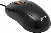 MOUSE  Spacer, PC sau NB, cu fir, USB, optic, 1000 dpi, butoane/scroll 3/1, , negru, 