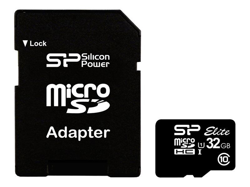 Silicon Power Elite memory card 32 GB MicroSDHC Class 10 UHS-I_1