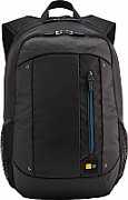RUCSAC CASE LOGIC, pt. notebook de max. 15.6 inch, 2 compartimente, buzunar frontal | buzunar lateral x 2, waterproof, poliester, negru,  WMBP-115 BLACK 4PK - 532330