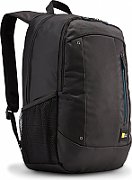 RUCSAC CASE LOGIC, pt. notebook de max. 15.6 inch, 2 compartimente, buzunar frontal | buzunar lateral x 2, waterproof, poliester, negru,  WMBP-115 BLACK 4PK - 532330