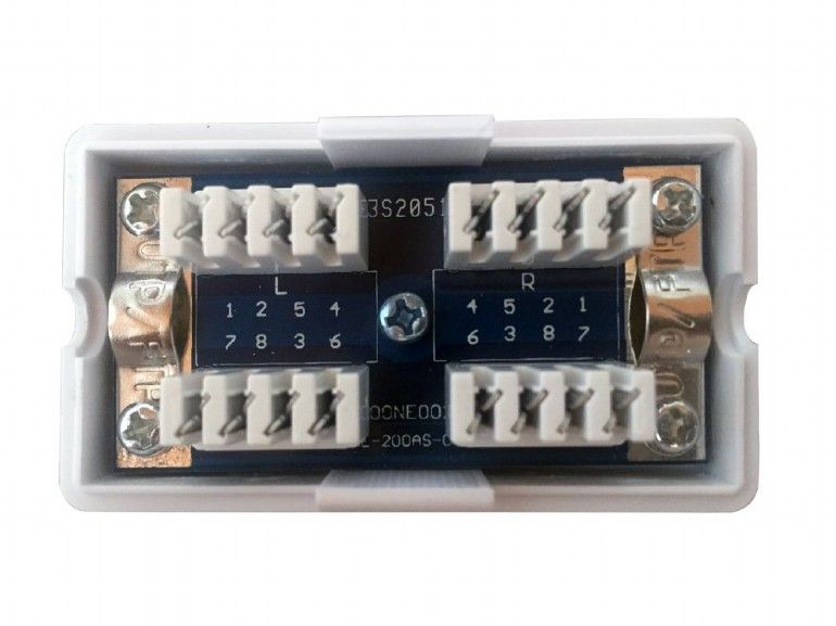 MUFA RJ-45 GEMBIRD pt. cablu FTP, SFTP, Cat5e, RJ-45 (T), ecranat, plastic cu metal, 100 buc, 