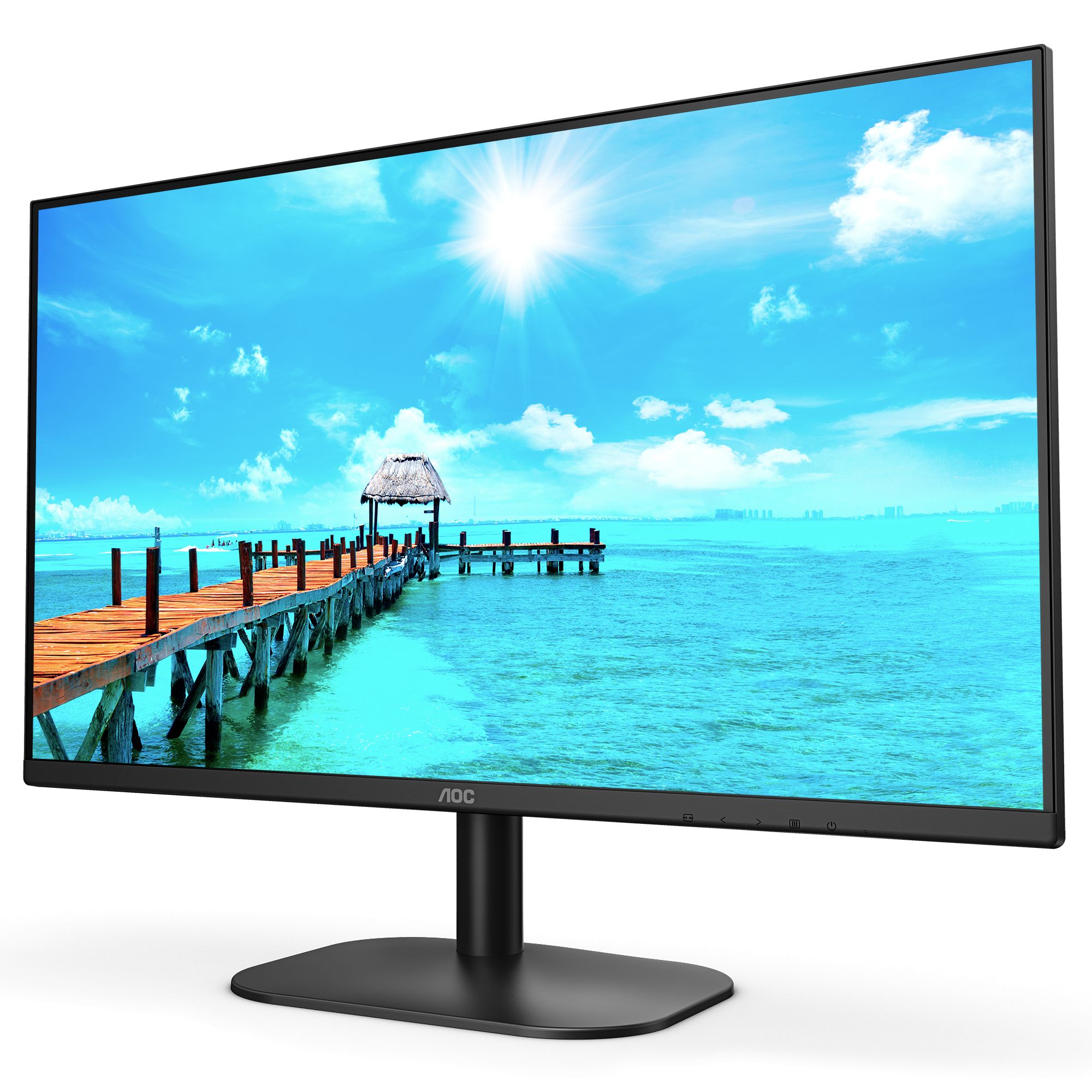 MONITOARE  AOC 27 inch, Multimedia, IPS, Full HD (1920 x 1080), Wide, 250 cd/mp, 4 ms, VGA, DVI, HDMI, 