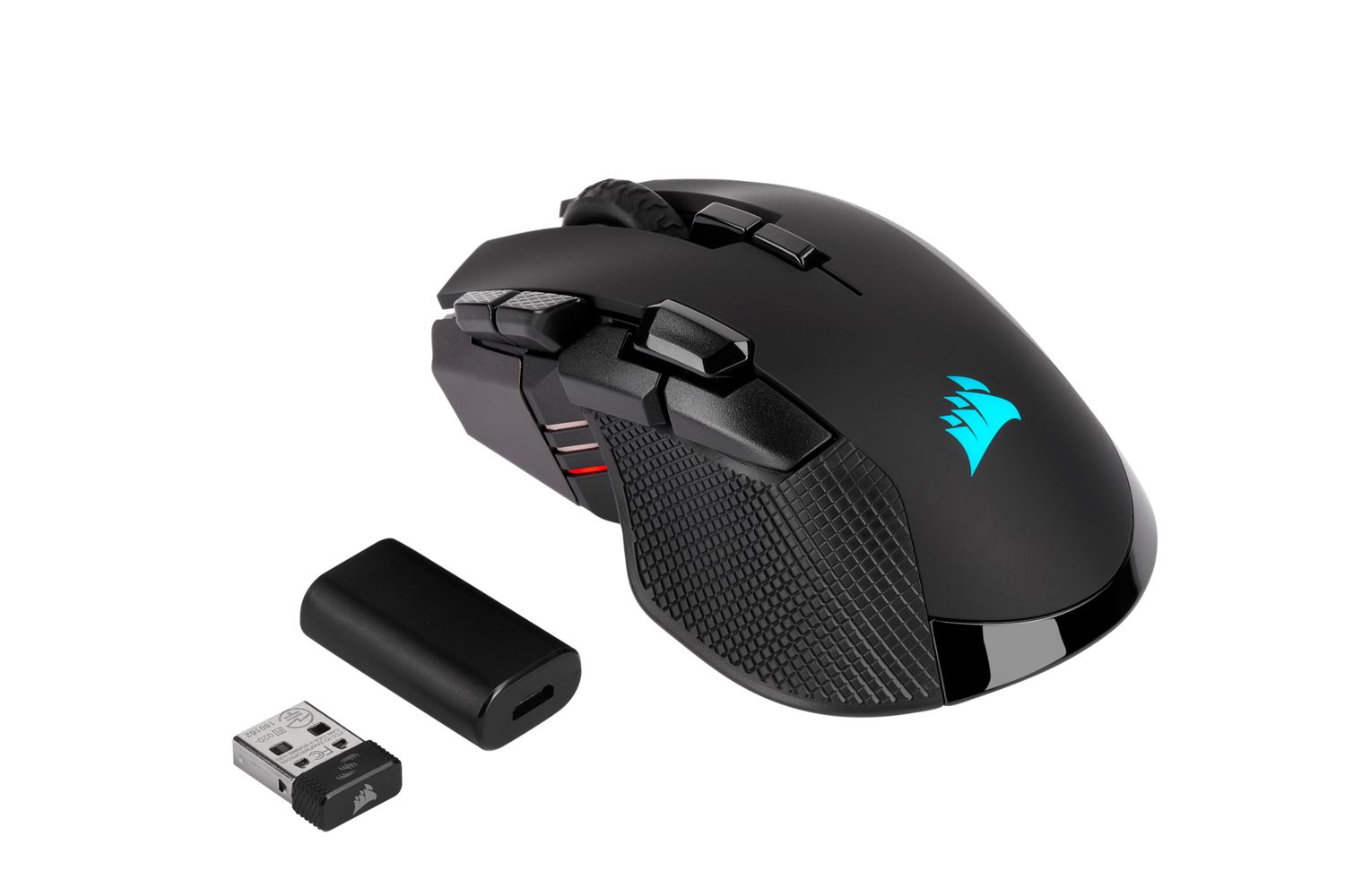 CORSAIR IRONCLAW RGB WIRELESS Rechargeable Gaming Mouse with SLISPSTREAM WIRELESS Technology Black Backlit RGB LED 18000 DPI (EU)_4