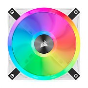 iCUE QL120 RGB 120mm RGB PWM White Single Fan