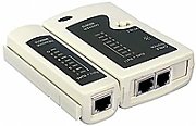 TESTER CABLU RETEA LOGILINK, pt. cablu UTP, FTP, conector RJ45, RJ11, RJ12, 