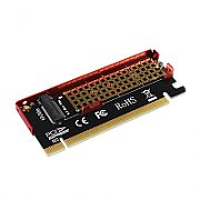 Adaptor Intern AXAGON PCEM2-S, PCI-E 3.0 16x - M.2, SSD NVMe, Suport SSD pana la 80 mm, low profile, Radiator Inclus_2