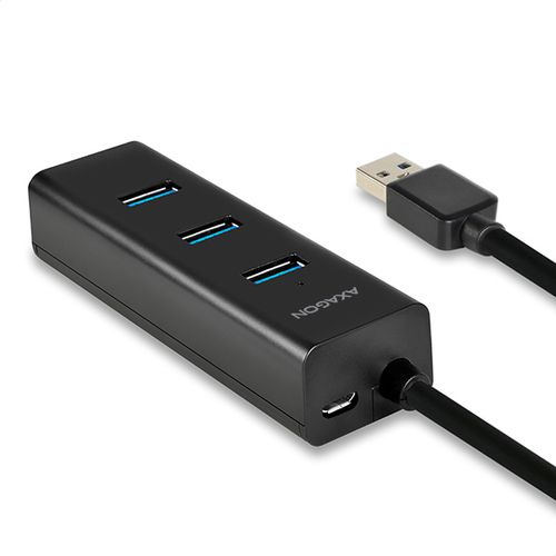 HUE-S2BP 4x USB3.0, Charging Hub, Cablu 120 cm, Conector incarcare MicroUSB, Include adaptor alimentare_4