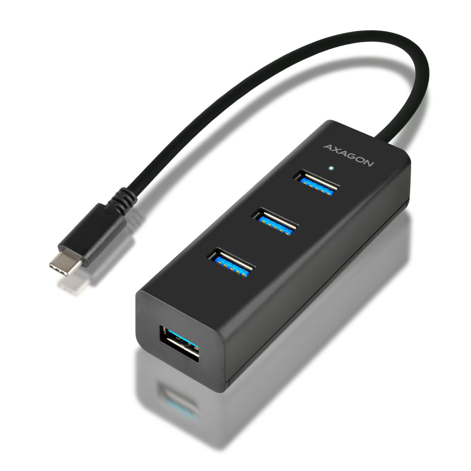 HUE-S2C, 4x USB3.0, Charging Hub, Conector incarcare MicroUSB , Tip C_2