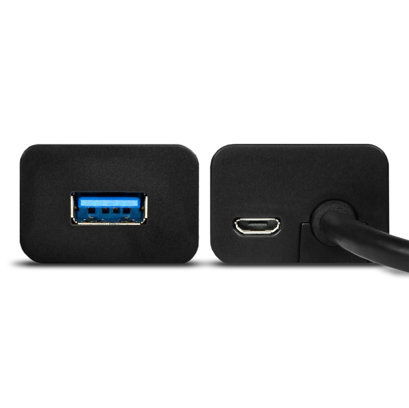 HUE-S2C, 4x USB3.0, Charging Hub, Conector incarcare MicroUSB , Tip C_3