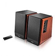 BOXE EDIFIER 2.0, RMS:  66W (2 x 15W, 2 x 18W), bluetooth telecomanda wireless, volum, bass, treble,  dual RCA, brown, 