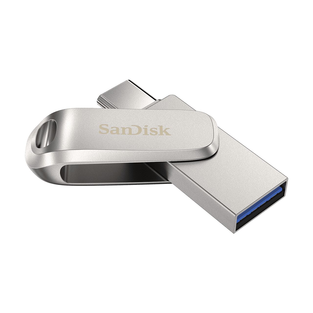 SanDisk Ultra Dual Drive Luxe USB flash drive 256 GB USB Type-A / USB Type-C 3.2 Gen 1 (3.1 Gen 1) Stainless steel_2