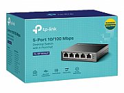 SWITCH PoE TP-LINK  5 porturi 10/100Mbps (4 PoE), IEEE 802.3af, carcasa metalica 