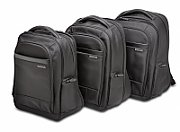 RUCSAC KENSINGTON, pt. notebook de max. 15.6 inch, 1 compartiment, buzunar frontal x 3 | buzunar lateral x 2, waterproof, poliester, negru, 