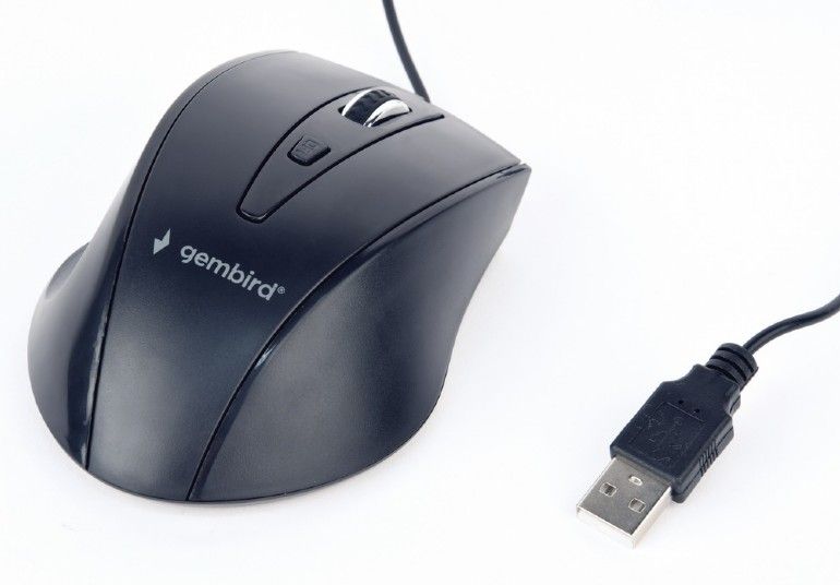 GEMBIRD MUS-4B-02 optical mouse MUS-4B-02 1200 DPI USB Black 1.35m cable length_3