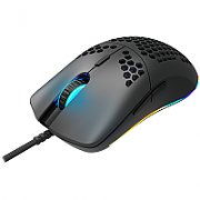 CANYON,Gaming Mouse with 7 programmable buttons, Pixart 3519 optical sensor, 4 levels of DPI and up to 4200, 5 million times key life, 1.65m Ultraweave cable, UPE feet and colorful RGB lights, Black, size:128.5x67x37.5mm, 105g_2