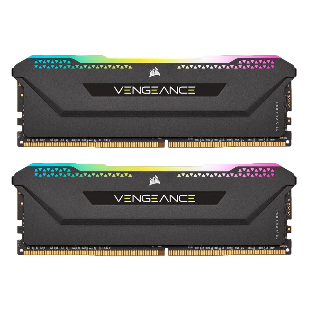 Vengeance RGB Pro SL 32GB, DDR4, 3200MHz, CL16, 2x16GB, 1.35V -Z, Negru_1