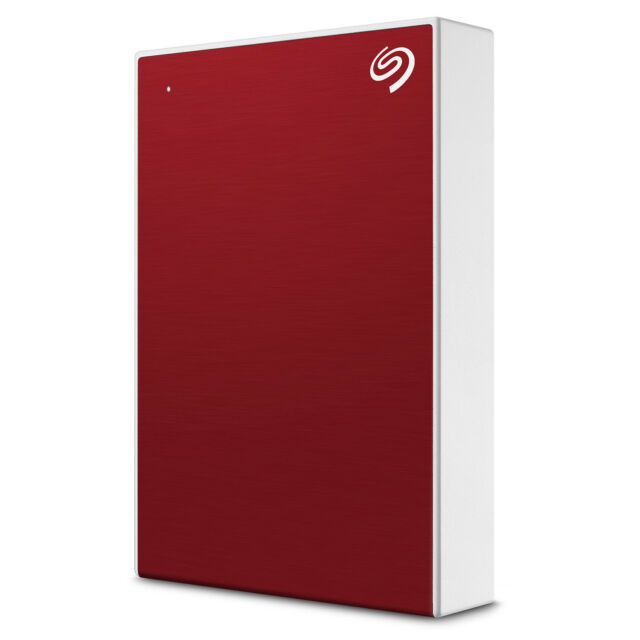 SEAGATE One Touch Potable 4TB USB 3.0 compatible with MAC and PC including data recovery service red_1