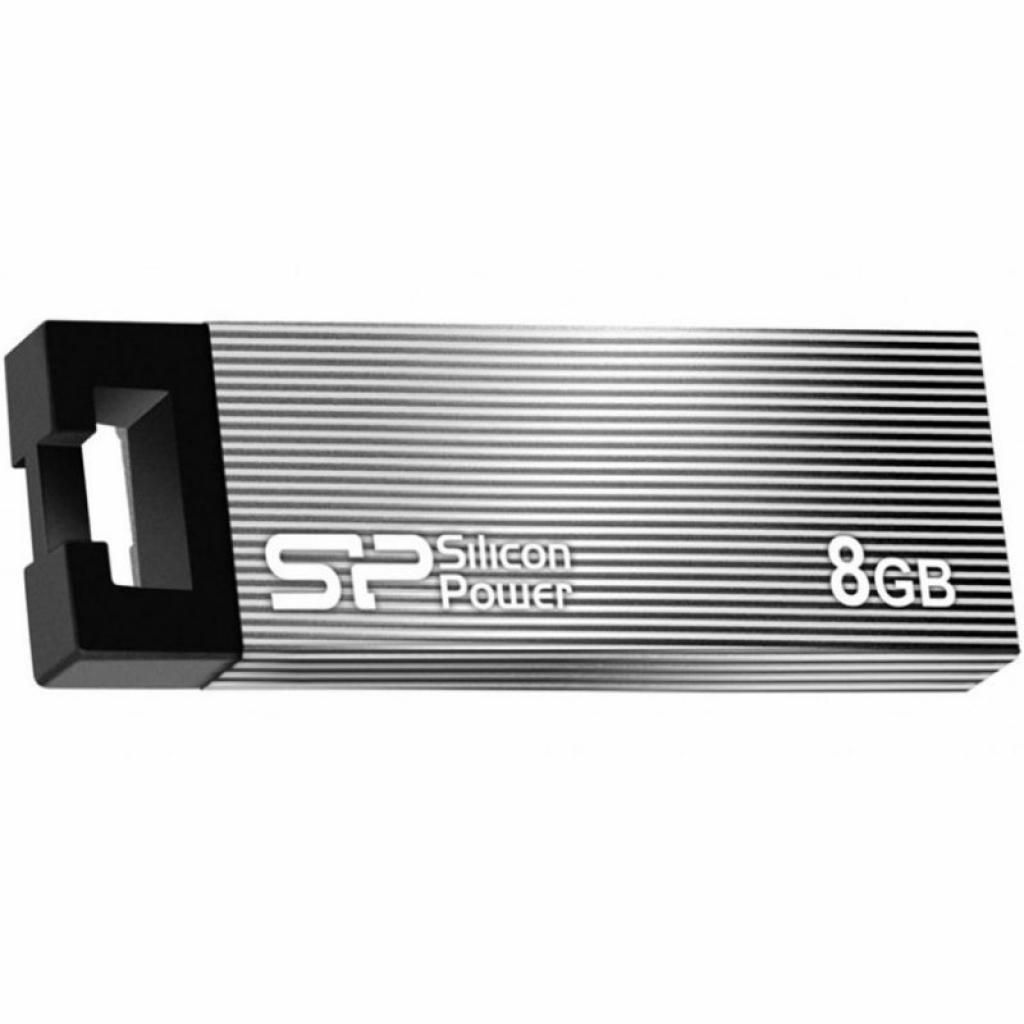 SILICON POWER memory USB Touch 835 8GB USB 2.0 Gray_4