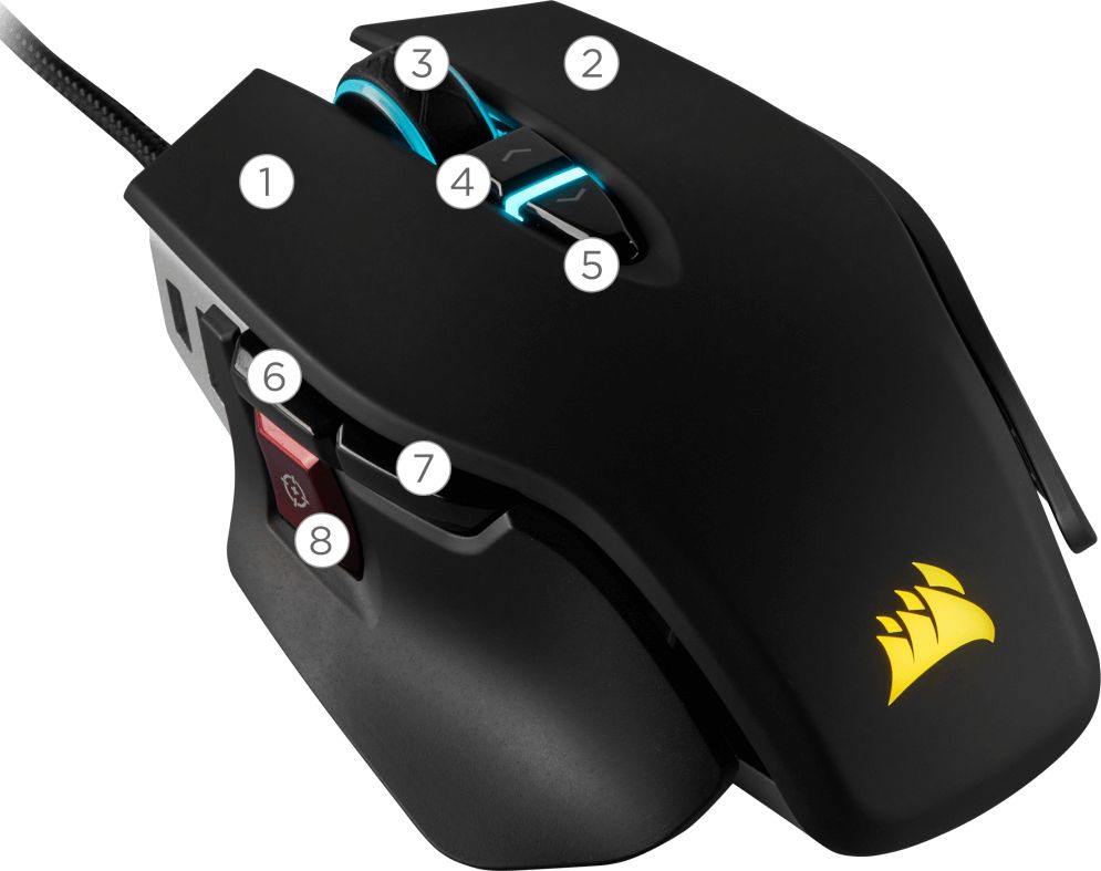 CORSAIR M65 RGB ELITE Tunable FPS Gaming Mouse Black_1