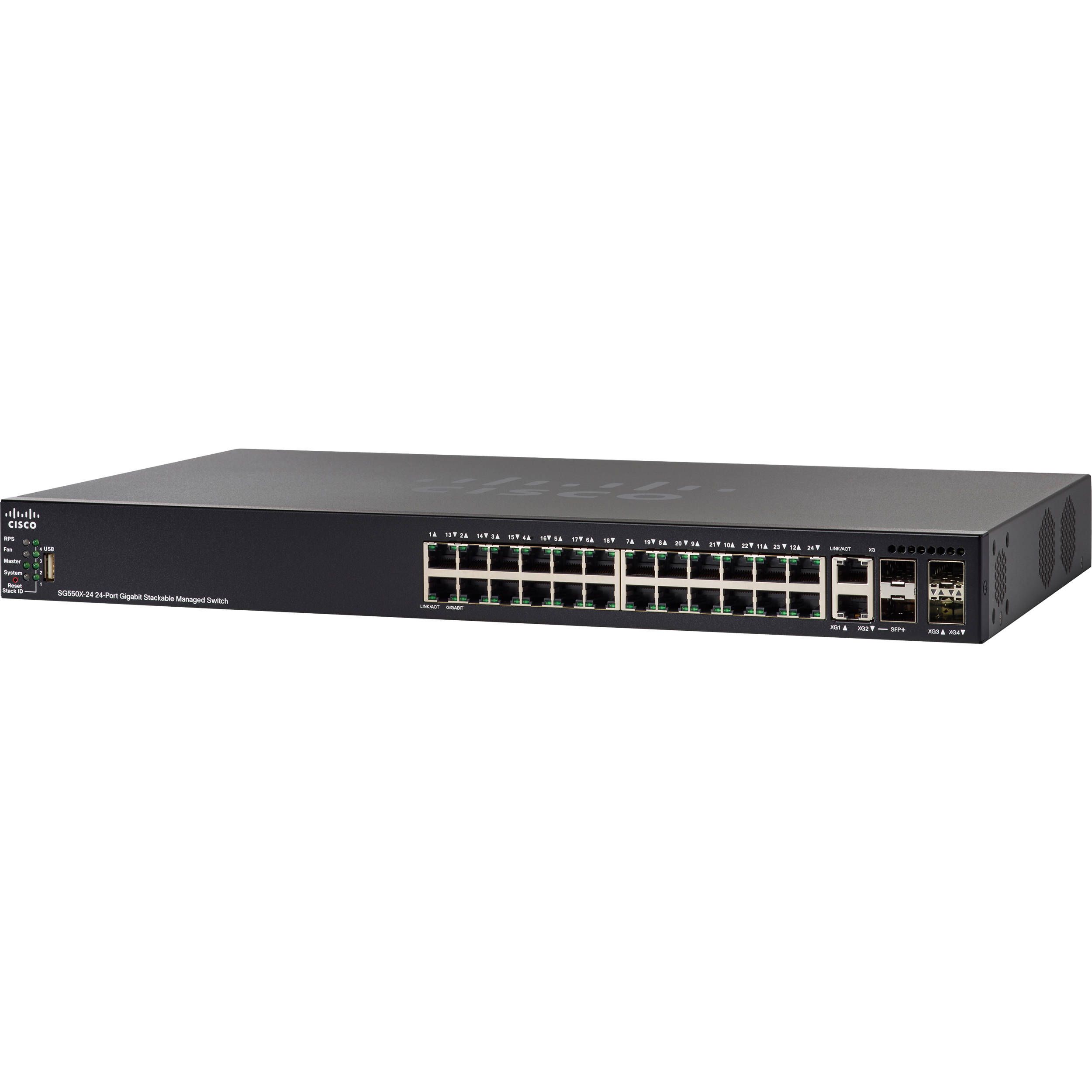 Cisco SG550X-24-K9 Managed L3 Gigabit Ethernet (10/100/1000) Black 1U_2