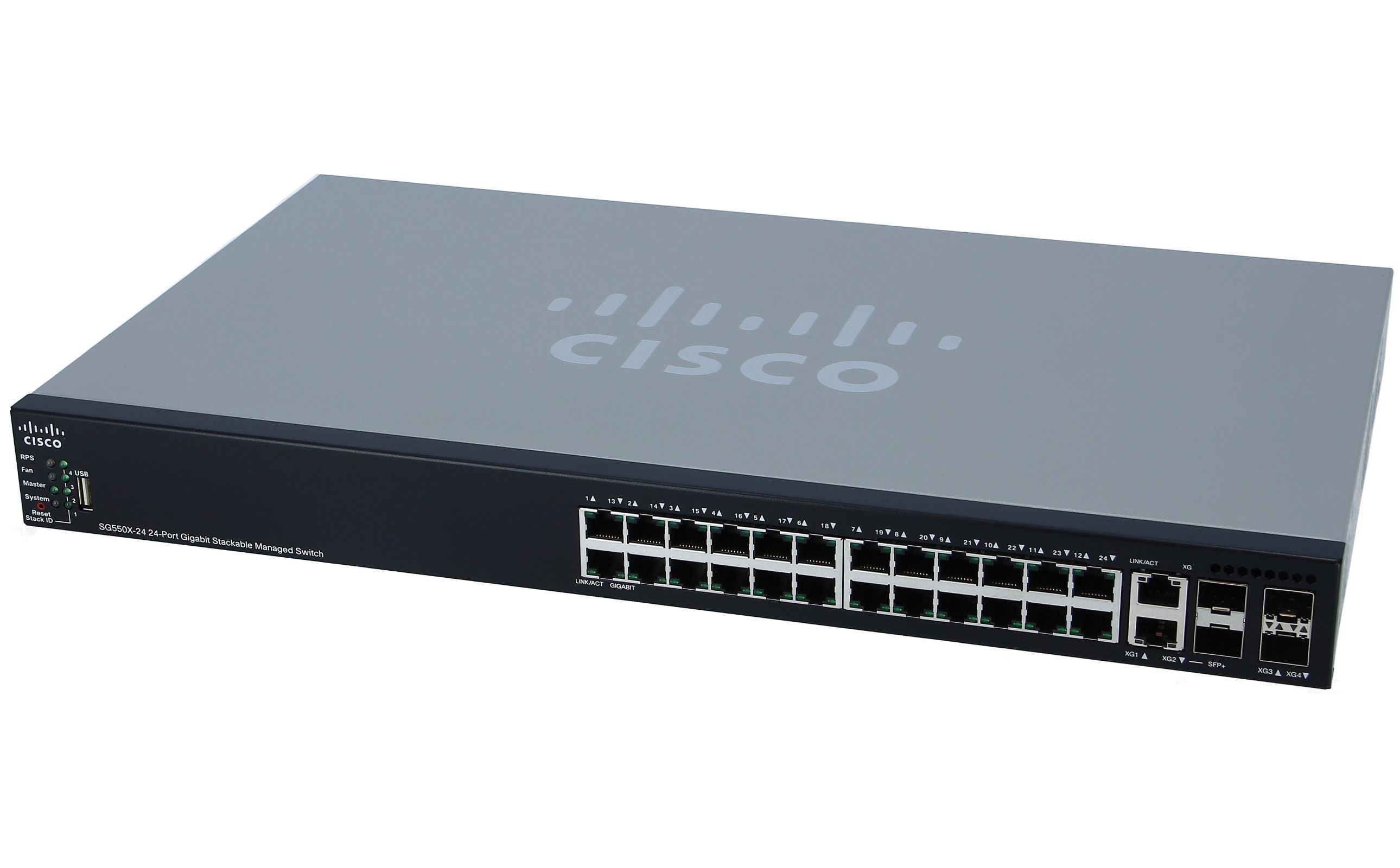 Cisco SG550X-24-K9 Managed L3 Gigabit Ethernet (10/100/1000) Black 1U_3