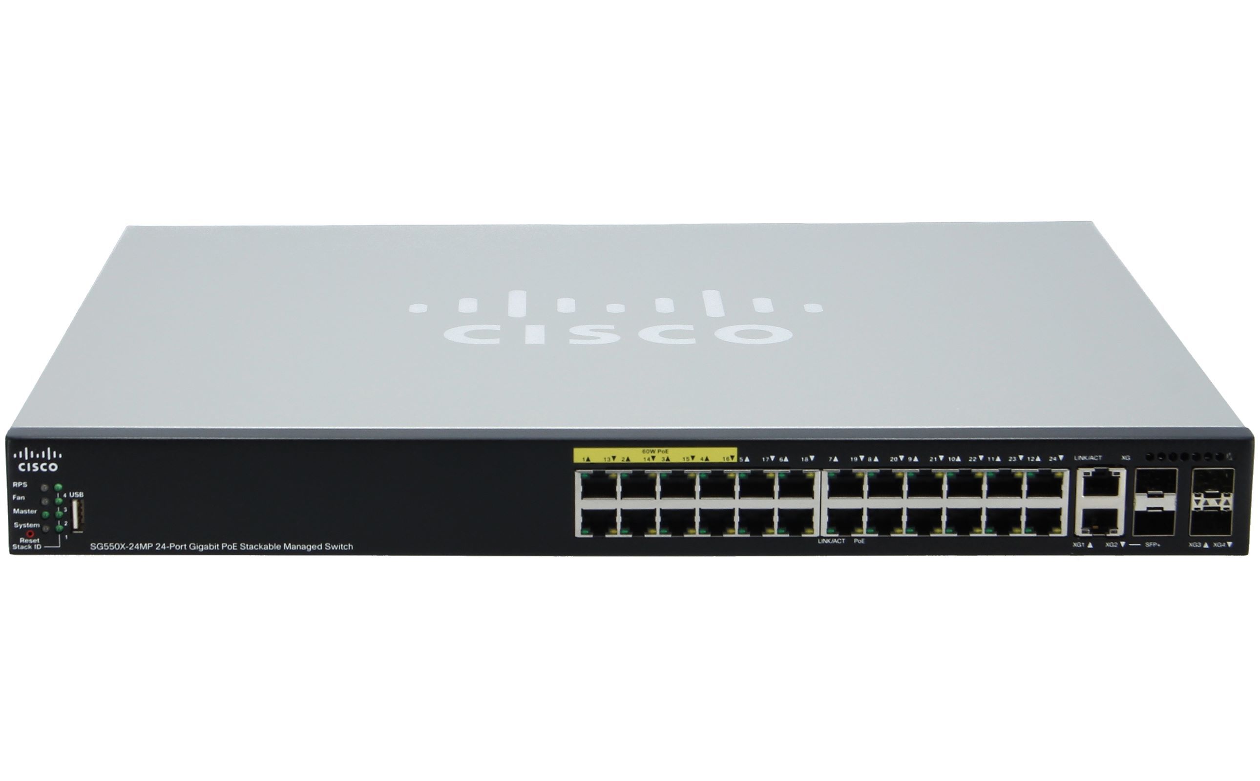 Cisco SG550X-24-K9 Managed L3 Gigabit Ethernet (10/100/1000) Black 1U_4